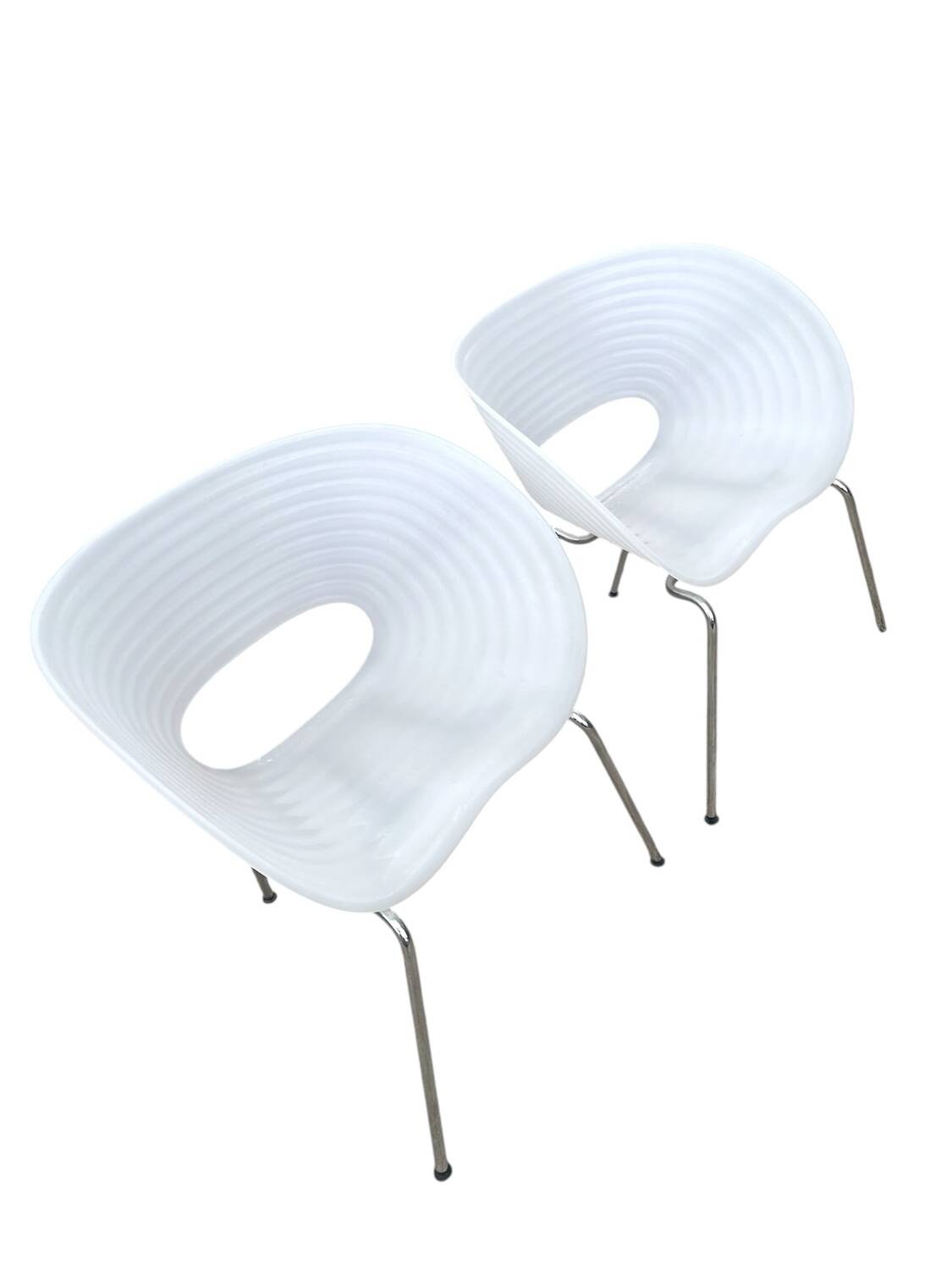Lot de 2 chaises/fauteuils TOM VAC design by Ron Arad pour Vitra années 90