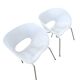 Lot de 2 chaises/fauteuils TOM VAC design by Ron Arad pour Vitra années 90