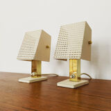 Paire de lampes de table en laiton 1950