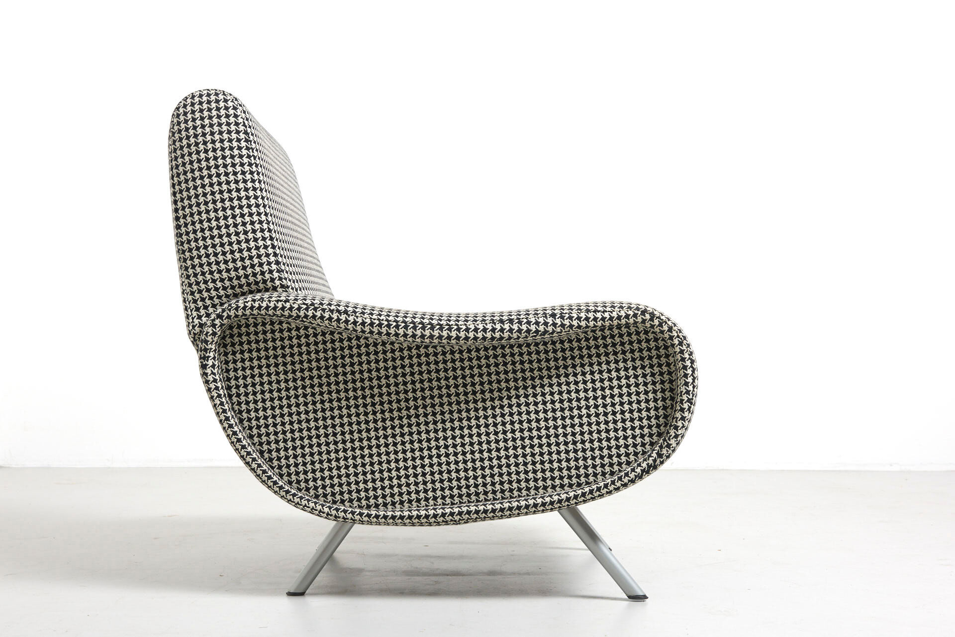 Armchair Lady flesh by Marco Zanuso for Arflex Italian Vintage