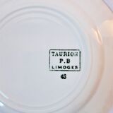 7 plates with dessert Porcelain de Limoges