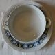 Villeroy and Boch. Cadiz model. Porcelain bowl with handle and its saucer. Design.