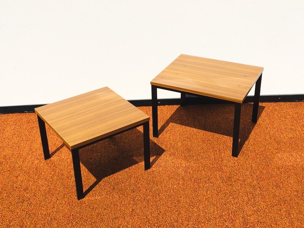 Pair of Pierre Guariche coffee tables for Meurop 60/70