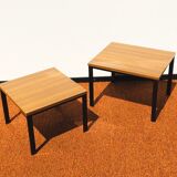 Pair of Pierre Guariche coffee tables for Meurop 60/70