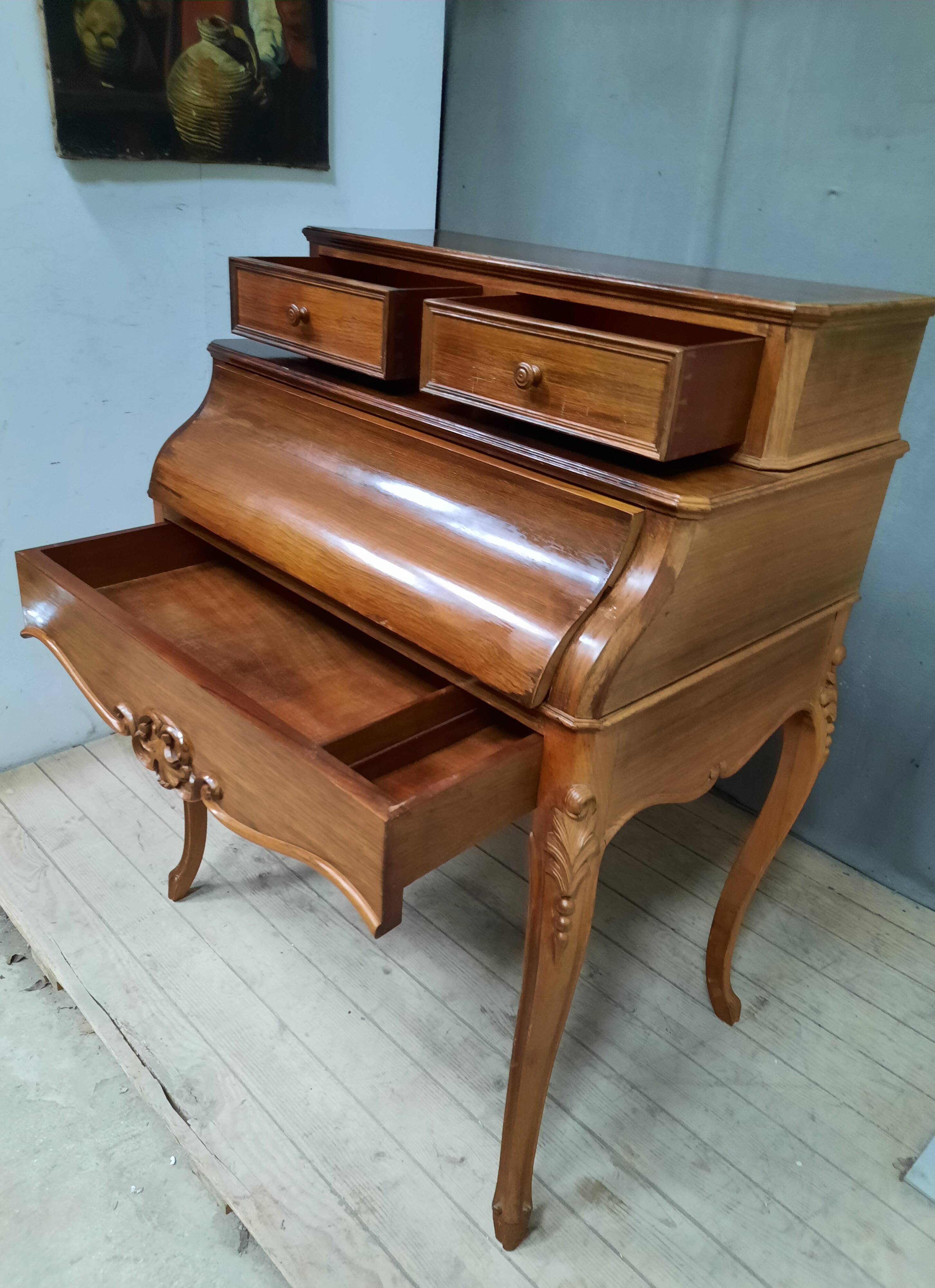 Louis Philippe drop-leaf desk