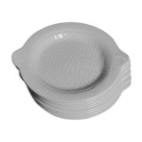 Set of 9 fish plates Sarreguemines