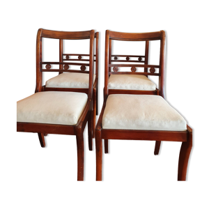 suite de 4 chaises d'Époque - style