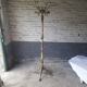 Italian coat rack brass and onyx