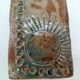 Vintage Ceramic Square Flower Vase Grès Pique Fleurs Scarified France 60