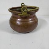 Old copper cauldron
