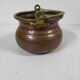 Old copper cauldron