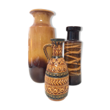 Composition 3 German vases W. Germany, 1970