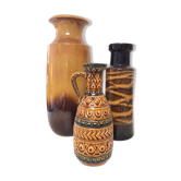 Composition 3 German vases W. Germany, 1970