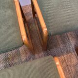 Set of 6 fully restored Baumann flat sled chairs