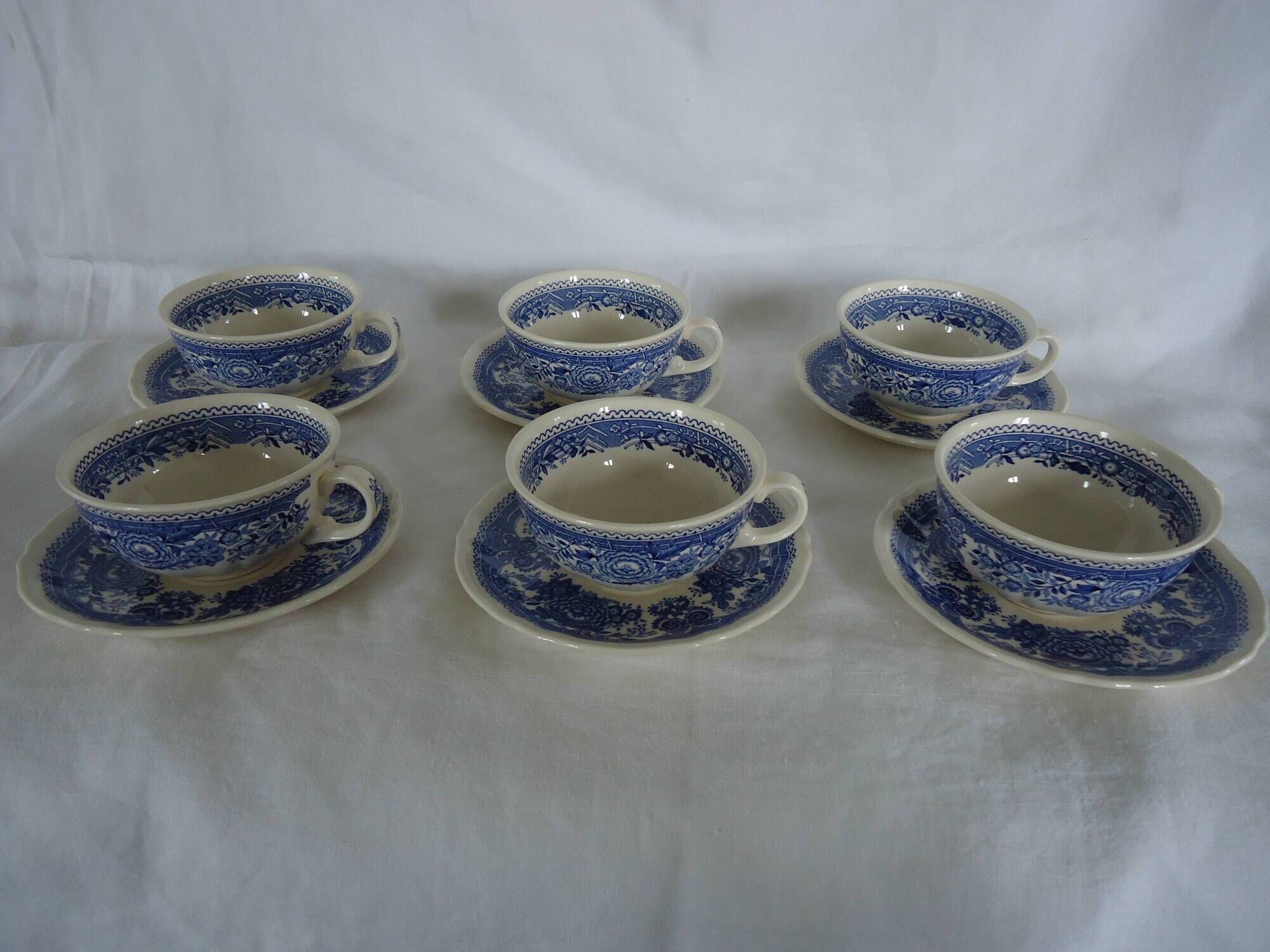 Villeroy & Boch Burgenland coffee and tea cups and saucers