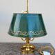 Empire style hot water bottle lamp in bronze