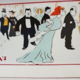 Porcelain cake dish Maxim's Paris