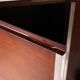 Petite armoire bois et chrome 