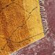 Moroccan Beni Ouarain rug 300 × 200 cm – saffron yellow and black