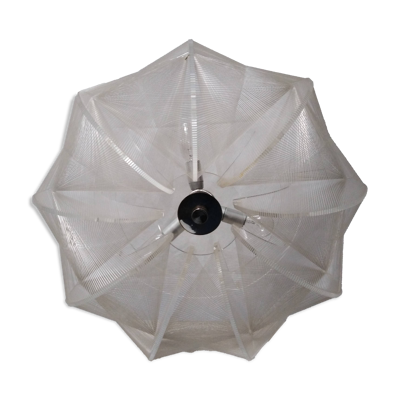 Lampe à suspension Sompex en plexiglas fabriquée par Paul Secon