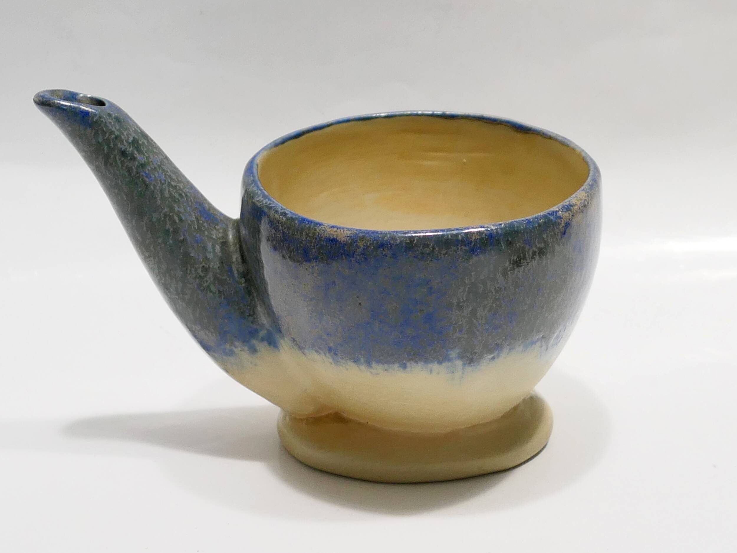 Pair of decorative ceramics in homage to René Magritte 1960-70s