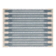 Beni Ourain Berber rug in wool with blue stripes 150/250cm