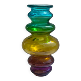 Multicolored vase