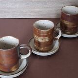 vintage stoneware coffee set