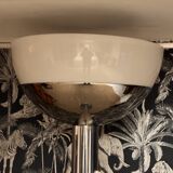 Lampadaire italien chrome 1970 vintage design