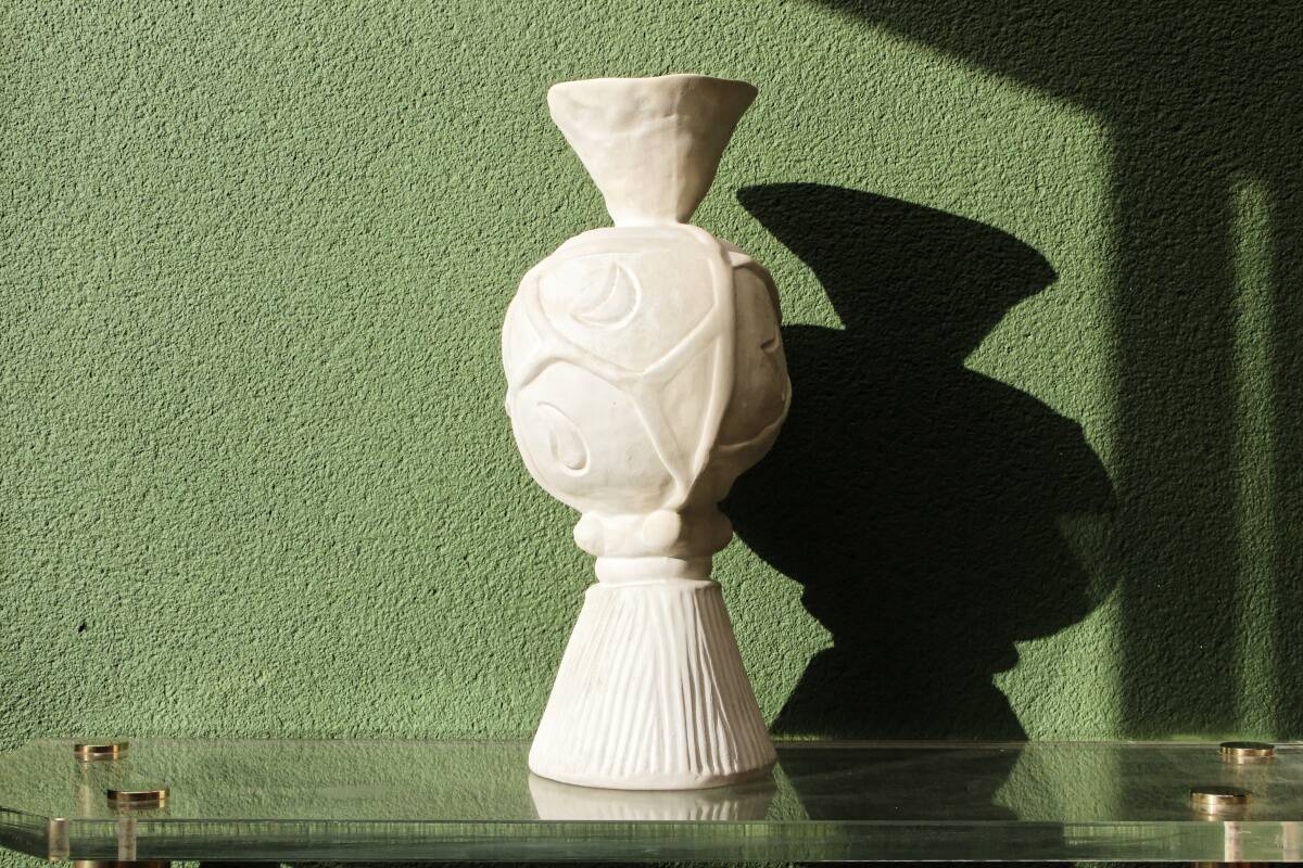Large ceramic vase from France, attributed to Pierre Casenove.