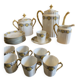 Coffee service signed Limoges CF & P – 1920s/30s