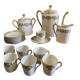 Coffee service signed Limoges CF & P – 1920s/30s