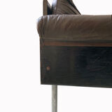 Leather 'Ateljee' Chair by Yrjo Kukkapuro for Haimi Finland, 1963