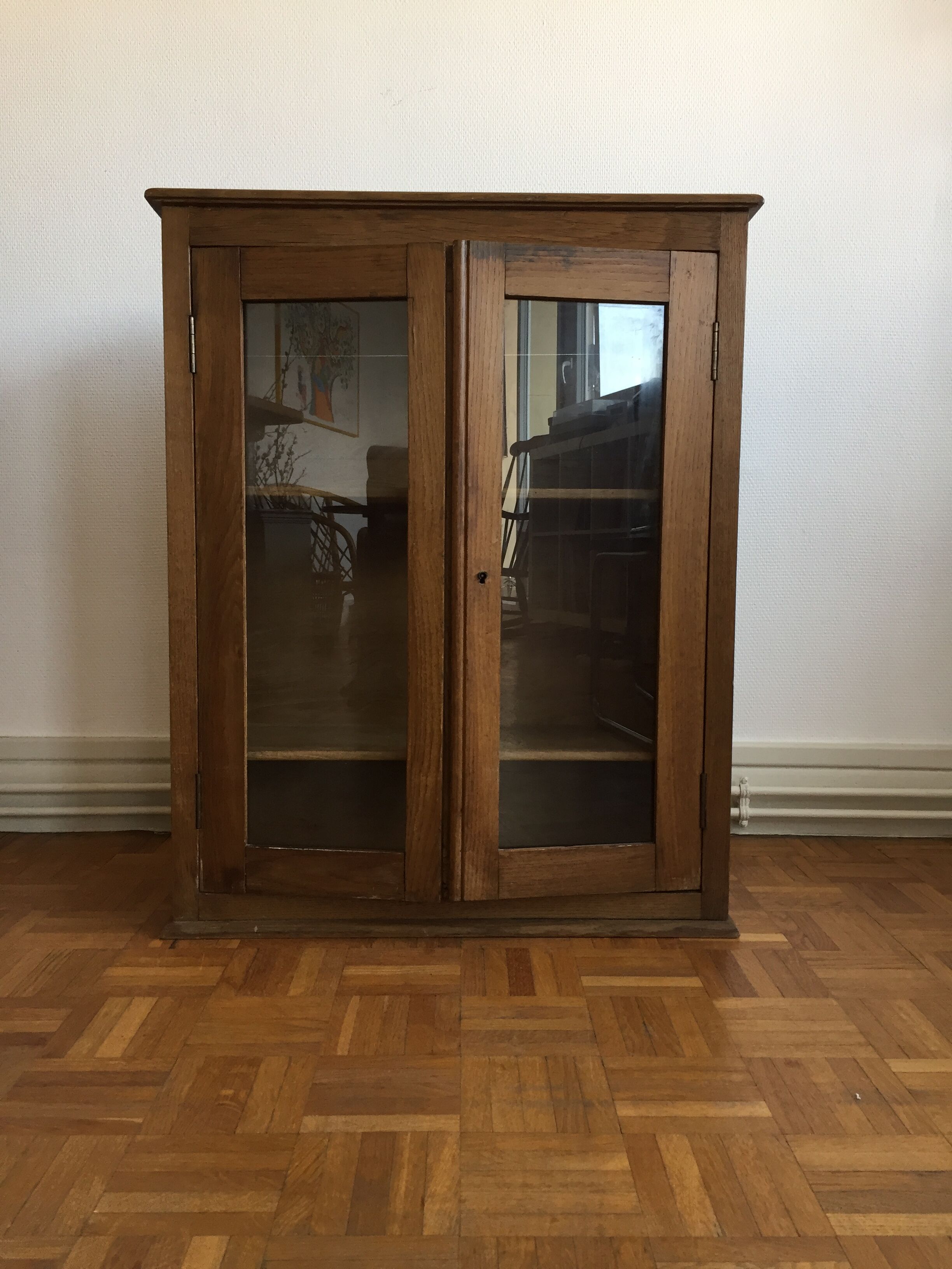 Oak display case