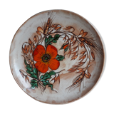 Dish vallauris floral decoration jtp