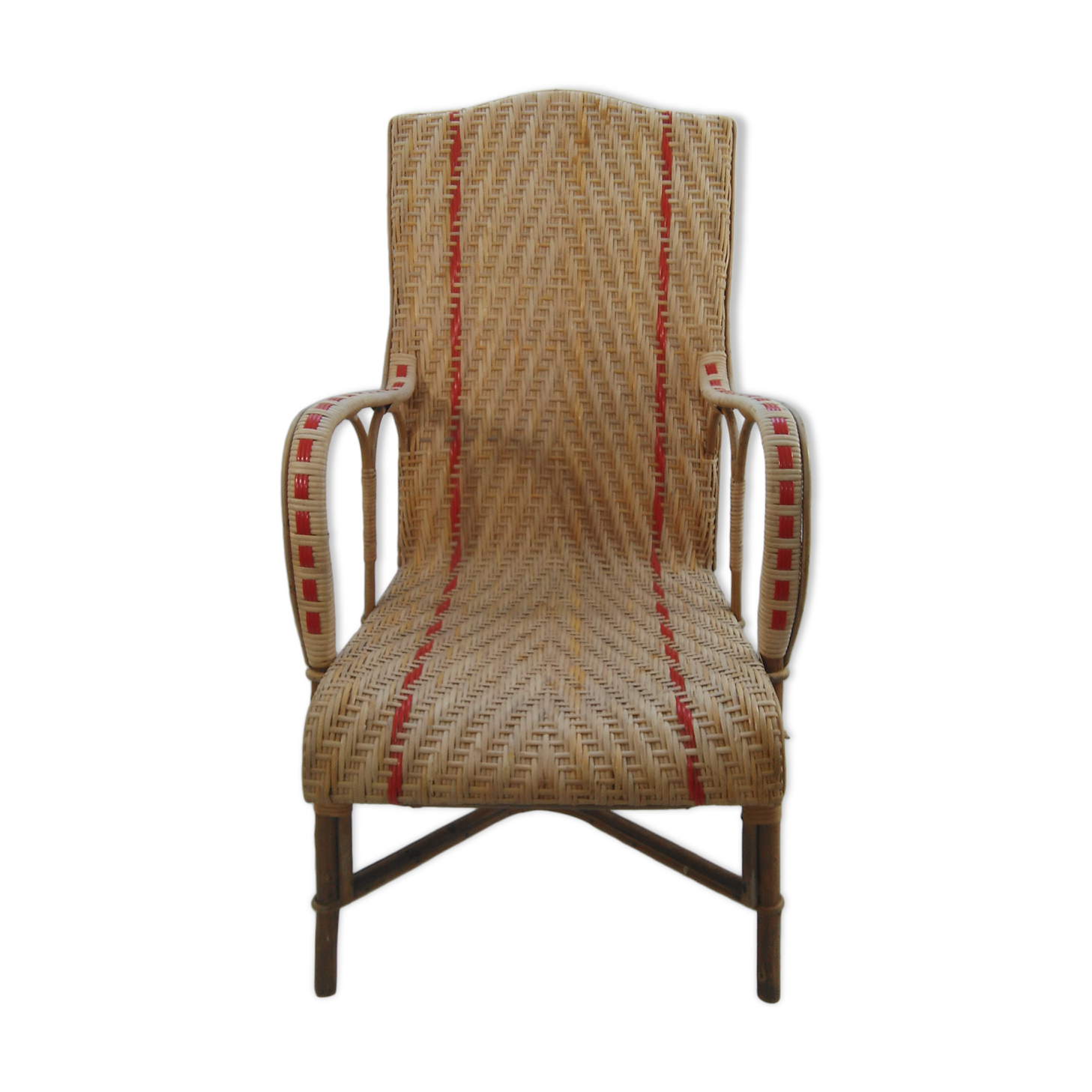 50s Wicker armchair