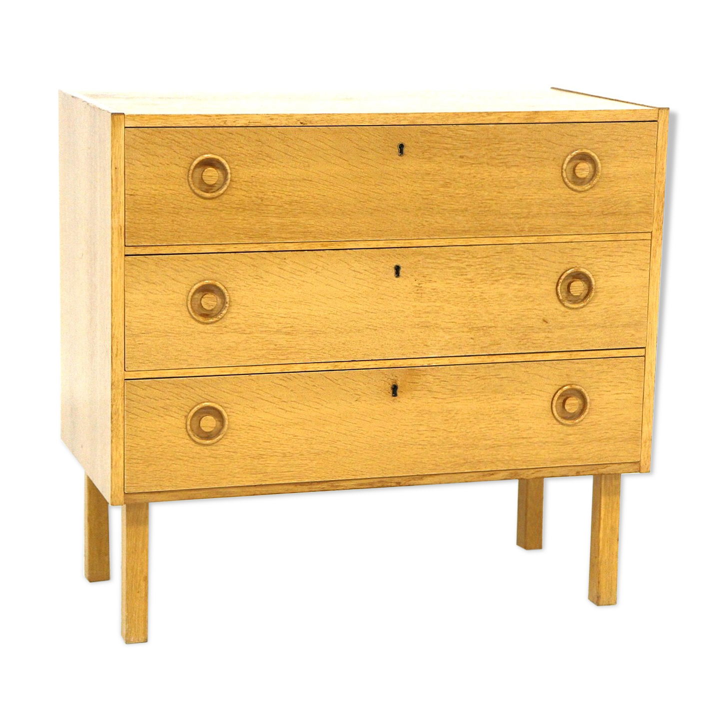 Oak chest of drawers, Sweden, 1960