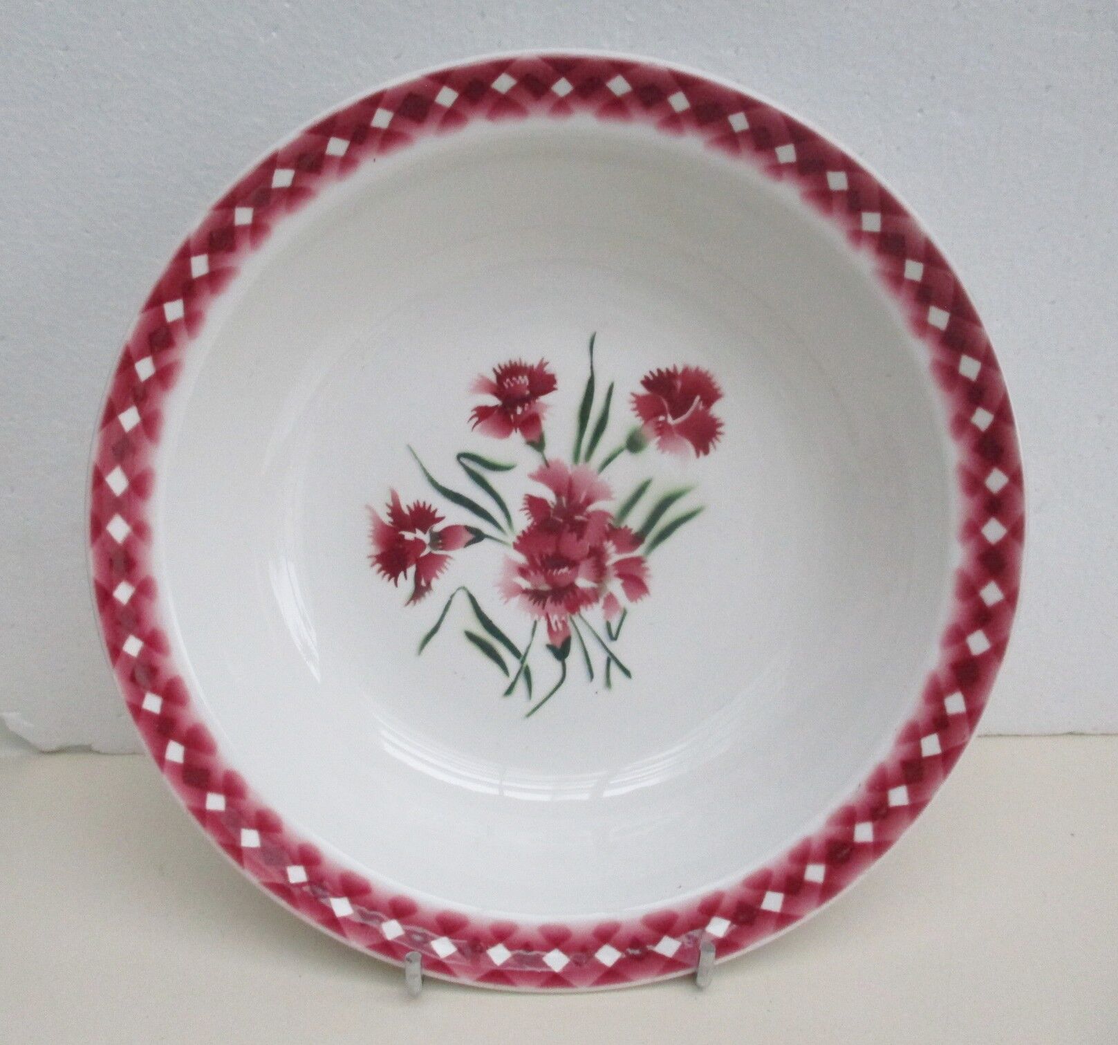 Round dish Sarreguemines Digoin model mignardise