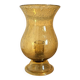 Old Vase Candle Holder Chandelier Blown Glass Bubbled Green BIOT