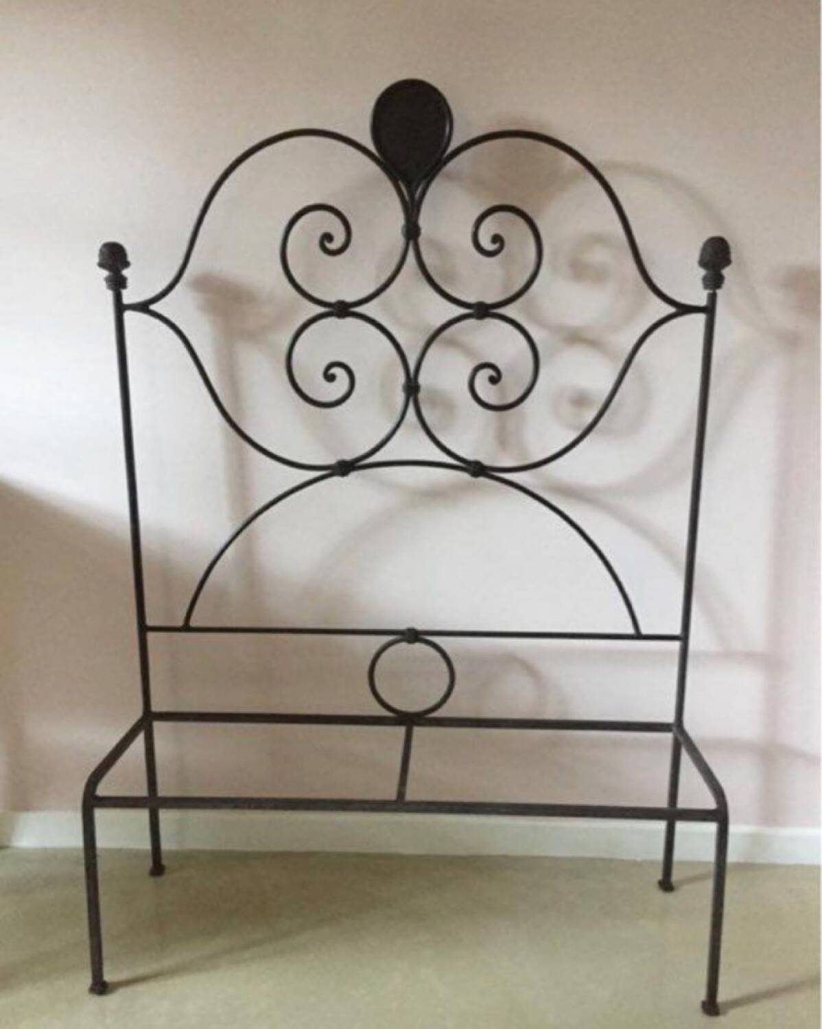 Wrought iron bed Astier de Villate