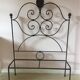 Wrought iron bed Astier de Villate