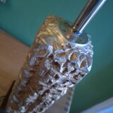 Vintage 80's lamp in gold metal