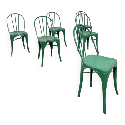 Suite de 6 chaises TOLIX modèle ''B