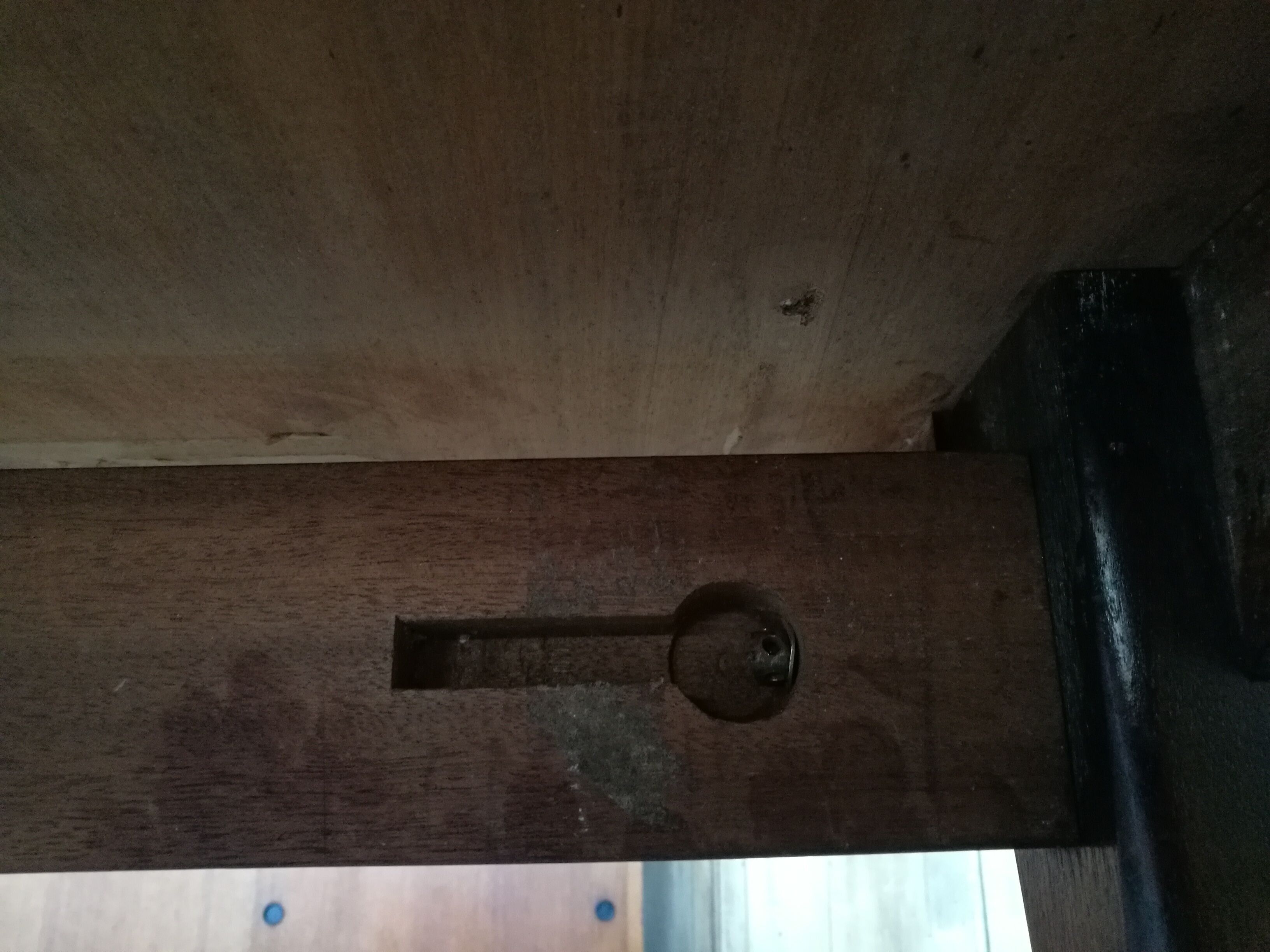 Scandinavian dining table in rosewood