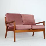 Danish Teak 2-Sitzer Sofa 'Senator' von Ole Wanscher für Cado