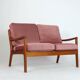 Danish Teak 2-Sitzer Sofa 'Senator' von Ole Wanscher für Cado