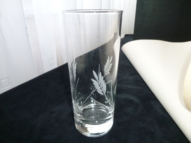 Set of 5 glasses high crystal cups of Arques Luminarc Model Gerbe