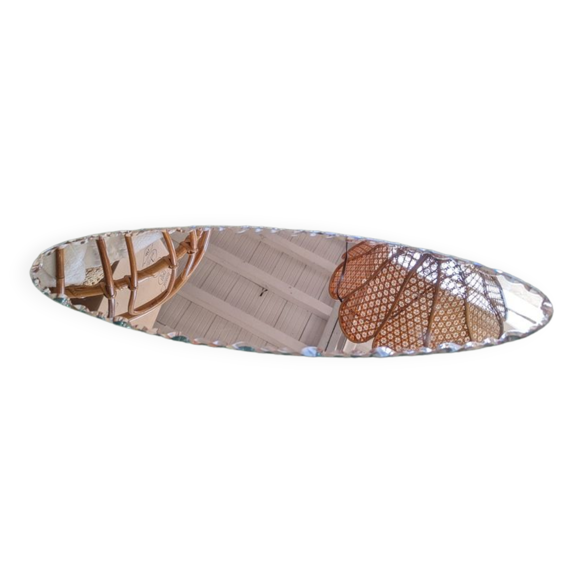Miroir biseauté à poser