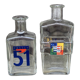set of 2 old advertising decanters Pastis 51