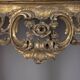 Antique classic console in wood decorated with mirror from the late 19th